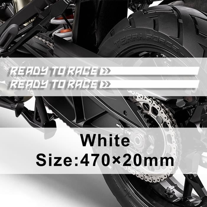 VOITURE RÉFLÉCHISSANT RAYURES Autocollant Bordure 2pcs Accessoire Haute Qualité EUR 6,22