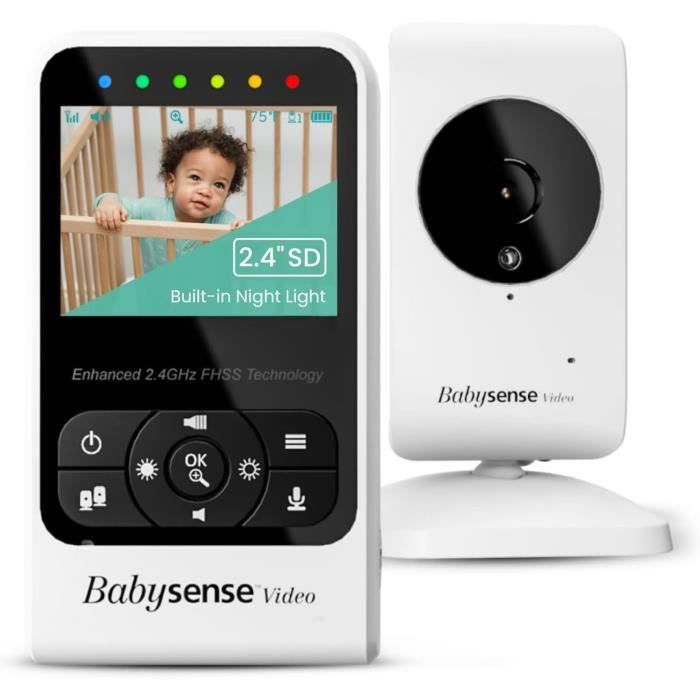 BOIFUN Babyphone 2 Cameras, 2K 5 Écran Divisé, Camera Bebe 355°PTZ,  Surveillance des Mouvements & Suivi Automatique, Monitor & Smartphone  Contrôle, Veilleuse : : Bébé et Puériculture