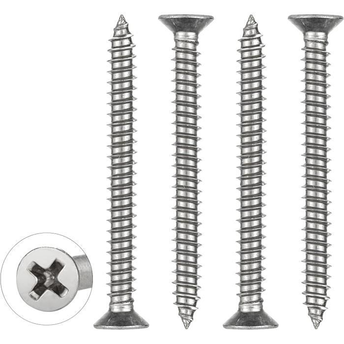 Vis Autotaraudeuses LOXX 4,2x10mm - Lot De 5 Avec Clé - Pour Capots, Bâches