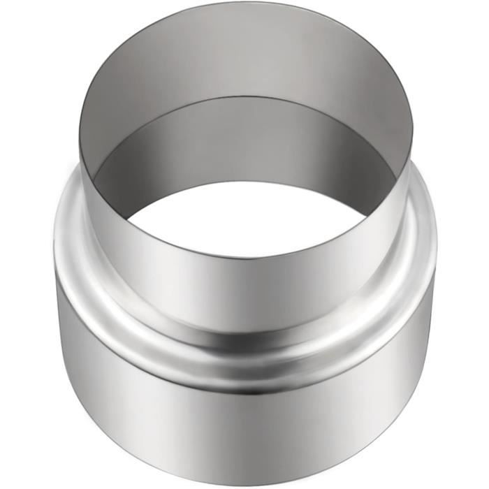 Réduction De Conduit De Fumée En Tôle - Diamètres 80, 100, 120 Mm - Neuf