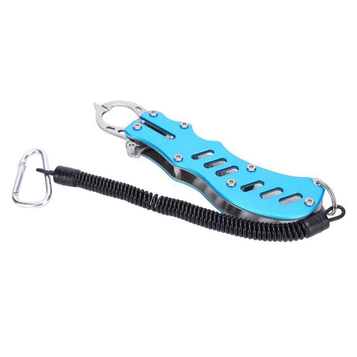 Pince à Lèvres De Poisson Portable - Contrôleur De Poisson En Alliage Avec Corde Rétractable, Pour Pêche En Eau Douce Et Salée