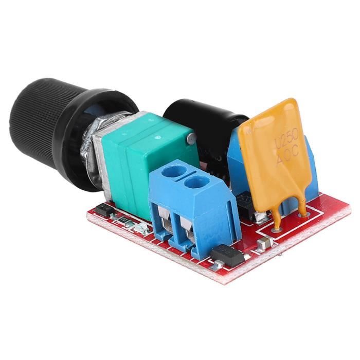 Régulateur De Vitesse Moteur DC 10-50V 100A 5000W - Contrôleur PWM Réversible Avec Interrupteur Av/Arrêt/Ar