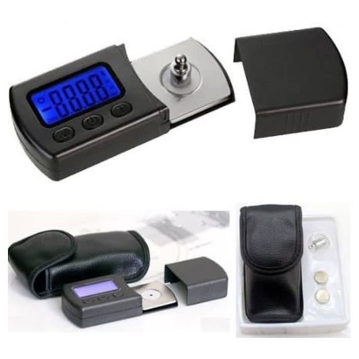 Jauge De Force Stylus 100g/0,01g - Dynamomètre Digital LCD (Noir)