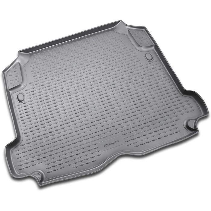 Tapis De Coffre Sur Mesure Pour Peugeot 3008 (2017-2020) – Protection Antidérapante En Caoutchouc Léger, Noir, Ajustement Laser - 11