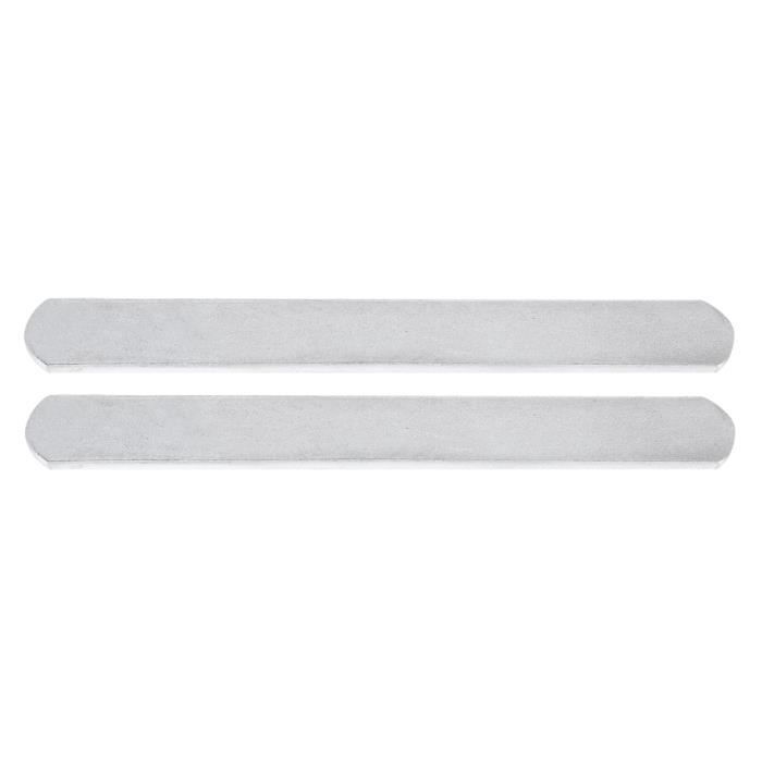 Lot De 6 Plaques D'acier Lestées - Environ 190 G Chacune, 15x2,5x0,6 Cm - Pour Gilet Lesté, Entraînement Fitness, Jogging
