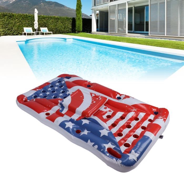 Jeu de Piscine Gonflable AKOZON - Ensemble Flotteur 4 Pièces - Sports Nautiques - Jeux