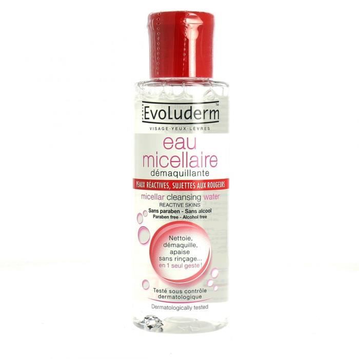 Eau Micellaire Démaquillante Rougeurs 100ml Evoluderm