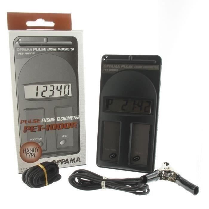 Compte tours à affichage digital pour moteurs 2 et 4 temps, 1 à 4 cylindres - Montage sur établi