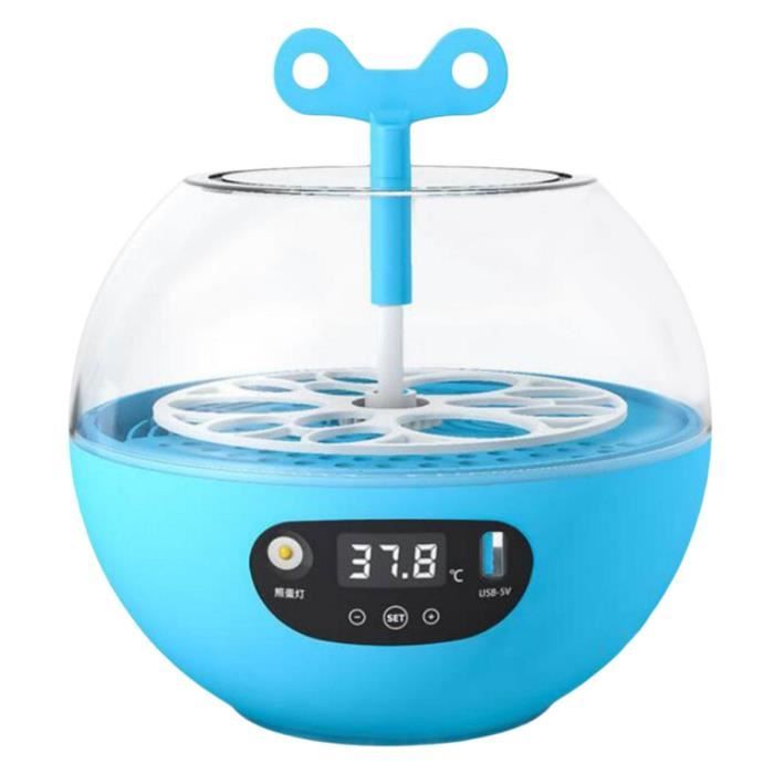 Comparer les prix de Incubateur D\\Oeufs, Incubateur D\\Oeufs Automatique Pour 6 Oeufs, Petites Trappes De Volaille Contrôle Automatique De La