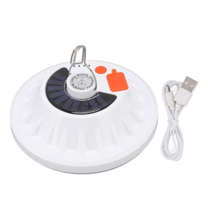 Lampe De Camping LED Rechargeable USB - Vert/Gris - IPX6 - 2000 MAh
