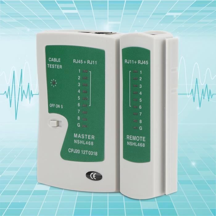 Testeur De Câble Réseau Multifonction - Mesure Longueur, Test PoE, Traçage Fil, Multimètre Intégré