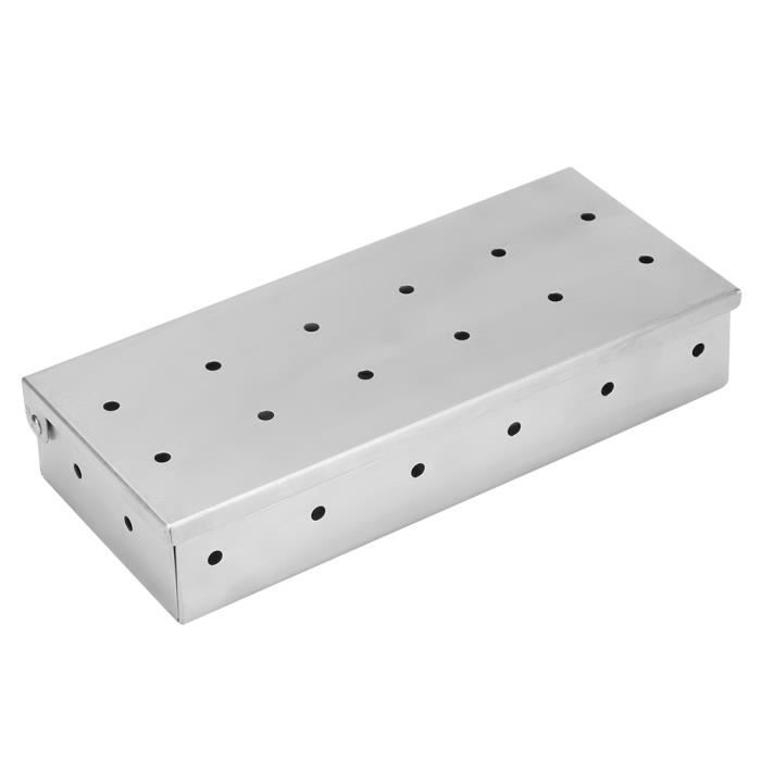 HURRISE Boîte à fumée en acier inoxydable pour barbecue, accessoire de — free download