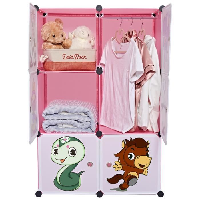 Armoire Enfant De Rangement 6 Cubes Langria Diy Armoire Etageres