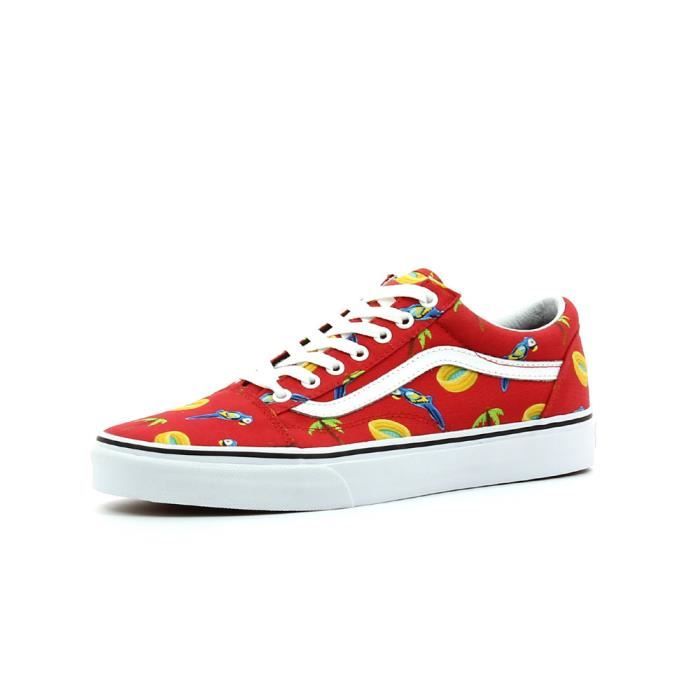 vans old skool basse rouge