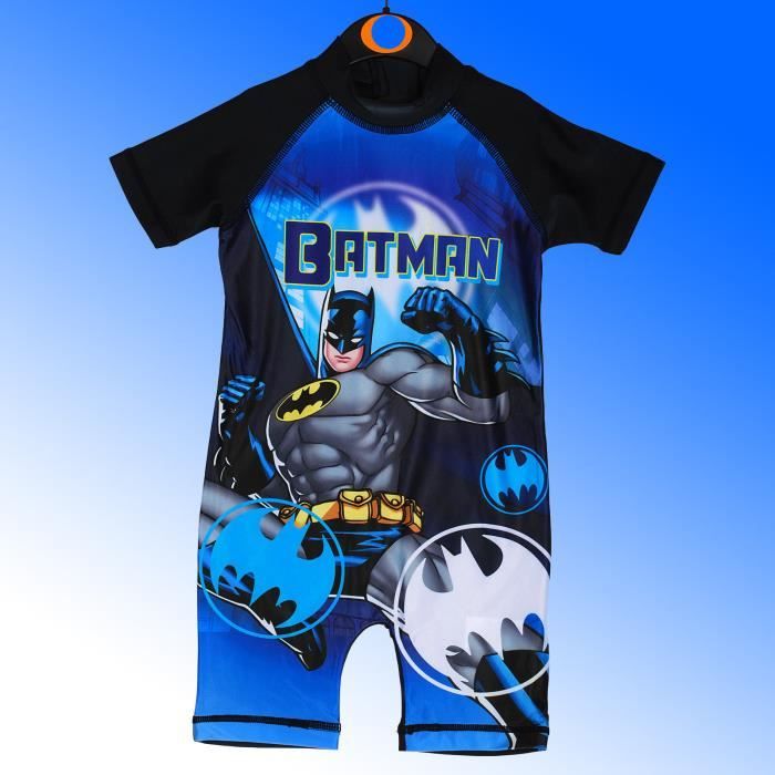 Batman Maillot De Bain Combinaison Anti Uv Bebe Garcon Bleu Cdiscount Pret A Porter