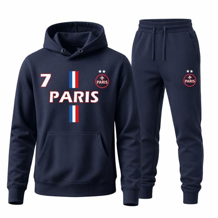 Survêtement Homme Imprimé Lion/tigre 3D - Sweat à Capuche Et Pantalon - Sportswear Automne-hiver - 3