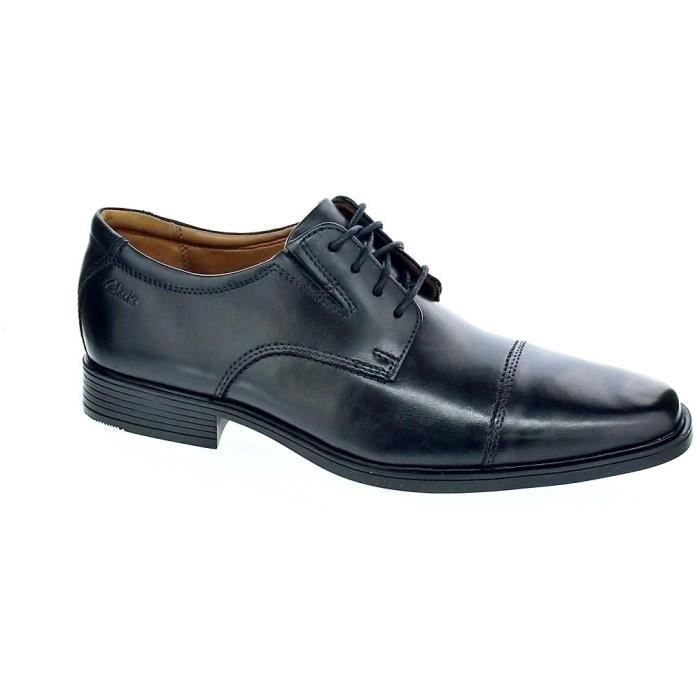 Chaussures à lacets - Clarks Tilden Cap - Homme - Noir
