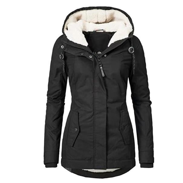Parka Femme Longue Capuche Étanche et Chaude