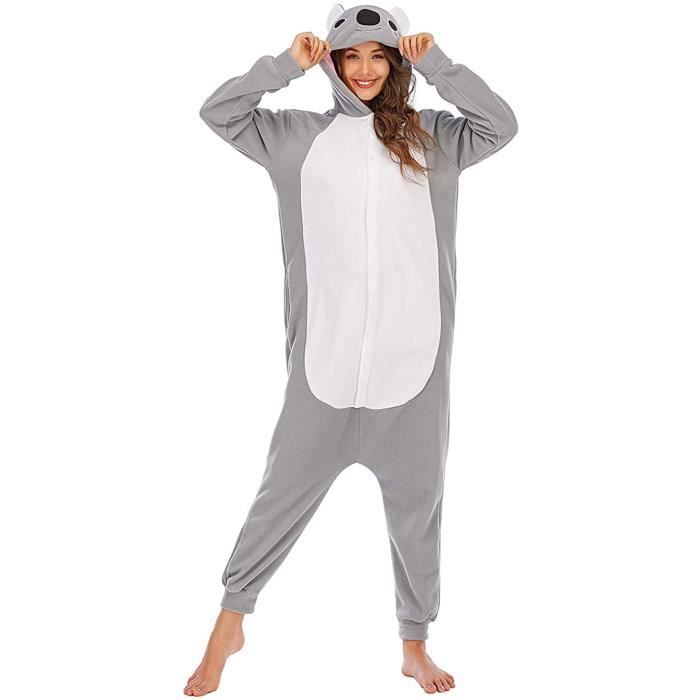 Pyjama Onesie Animal - Unisexe Adulte - Flanelle Douce - Cosplay Et Nuit