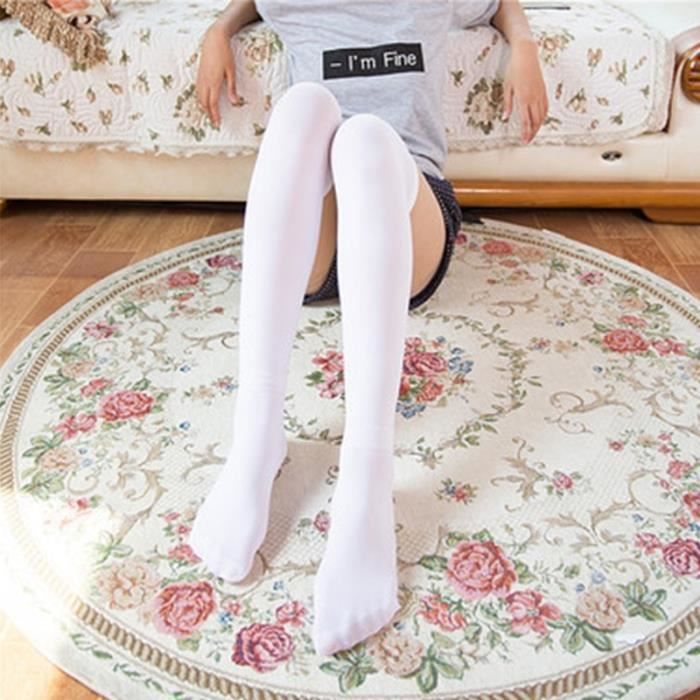 Chaussettes Longues à Rayures Durio - Coton Et Polyester - Pour Cosplay, Carnival, Halloween - Taille Unique Femme