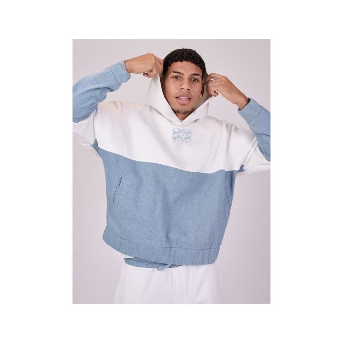 Sweat sales capuche bicolore