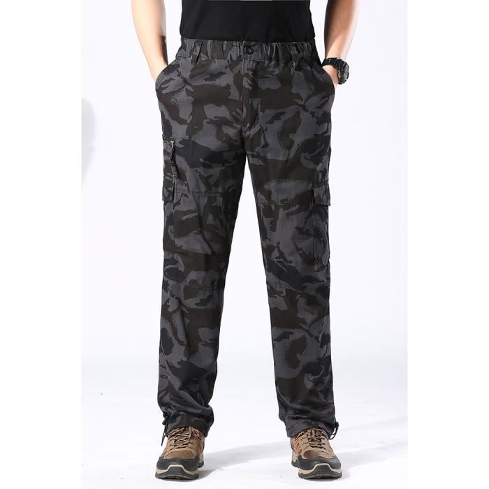 Pantalon Sport Homme Mode Décontractée Pantalon Style Militaire