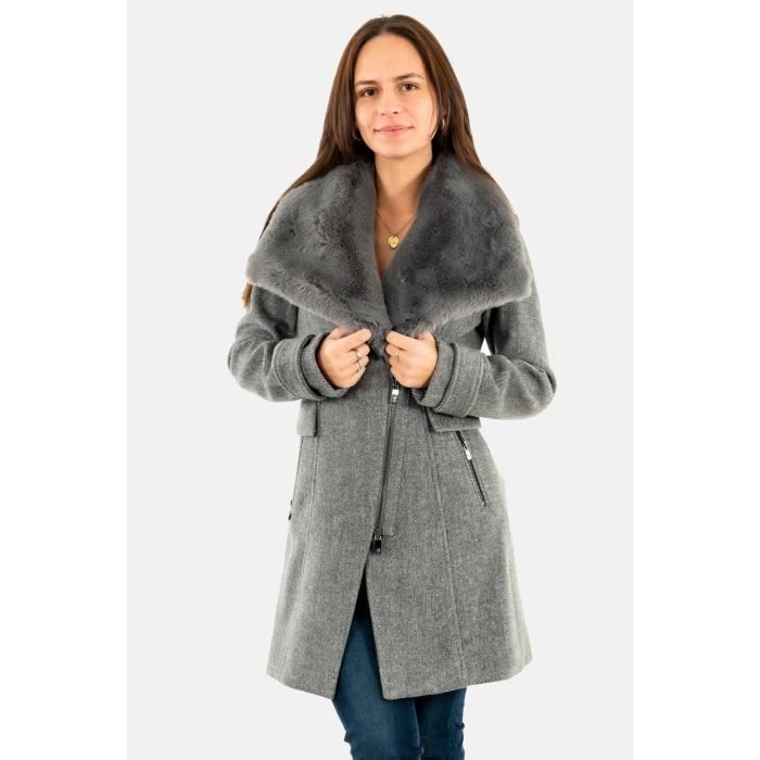 Manteau salsa gris clearance