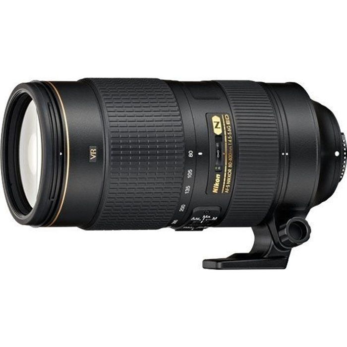 Nikon AF Nikkor 80 400mm F4 5 5 6G ED VR - vue 2