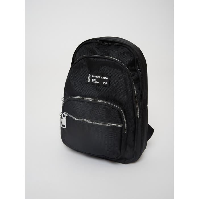 PROJECT X PARIS Petit sac dos multipoches Noir Mixte