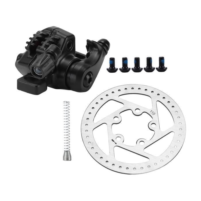 Kit De Frein à Disque Hanical De Remplacement De 110mm Pour Ensemble De Freins à Disque De Vélo De Scooter électrique Mijia M365/Pro Avec étrier De Frein Et Rotors