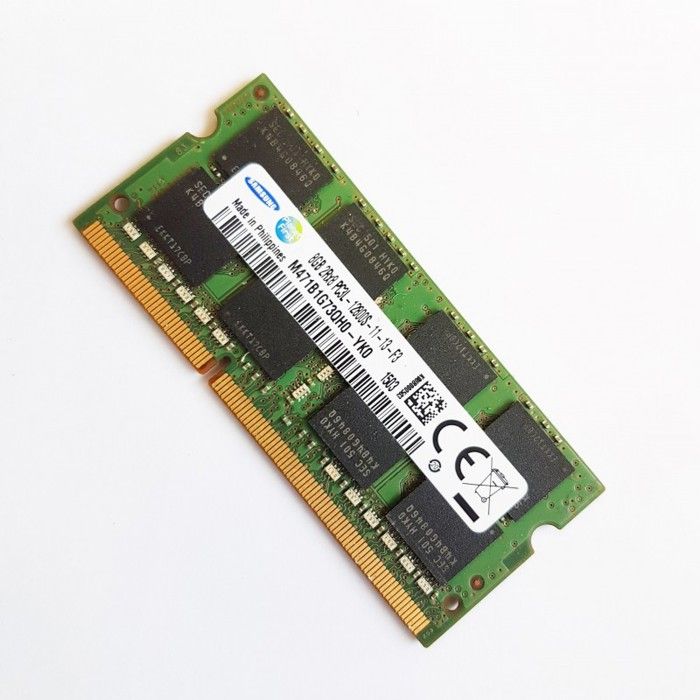 8Go RAM PC Portable SODIMM SAMSUNG M471B1G73QH0 YK0 PC3L 1600MHz DDR3