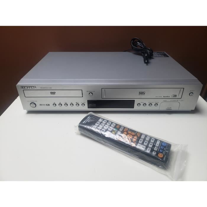 COMBINE SAMSUNG DVD-V6500 LECTEUR DVD MAGNETOSCOPE ENREGISTREUR VHS K7 CASSETTE VIDEO 6 TETES HIFI STEREO
