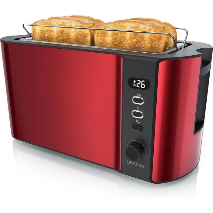 Ensemble Petit-déjeuner Nordic Briebe : Grille-pain 2 Fentes Larges 870W + Bouilloire Sifflante 2,3L Induction