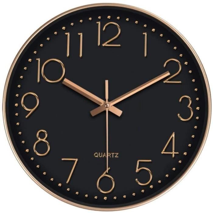 Kit Mécanisme Horloge Murale Silencieux + Aiguilles Bois - Pour DIY Et Remplissage