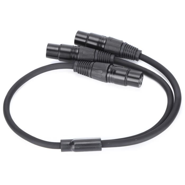 Câble XLR vers Jack CAB2025 - 6m, faible bruit, noir