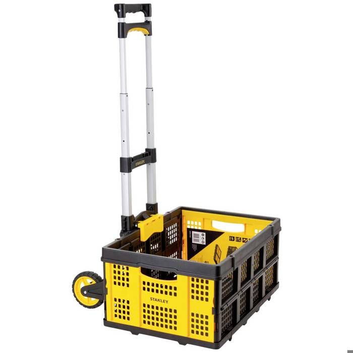 STANLEY Stanley 60kg Foldable Hand Truck & 25kg Foldable Basket SXWTD-509 Diable Charge max: 60 kg