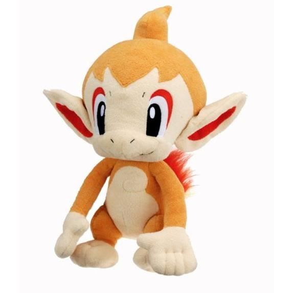 Peluche Pokémon Ouisticram (Chimchar) - 20 Cm - Neuf, Idéal Pour Enfant Dès 3 Ans