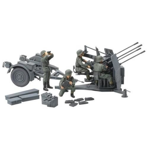 Hauler Kit D'amelioration HLX48244 2 Cm FLAK 38 Flakvierling Set De Boucliers Pour Maquette Tamiya 148
