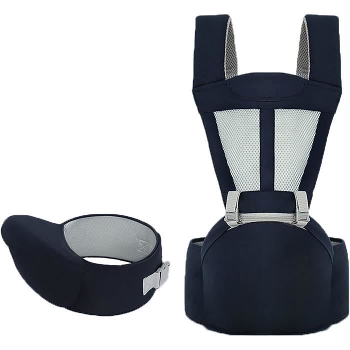 Momcozy Porte-Bébé Nouveau-Né à Tout-Petit, 7-44lbs, Ergonomique Confortable et Léger, Facile à Porter, Mains Libres, Soutien Lombaire