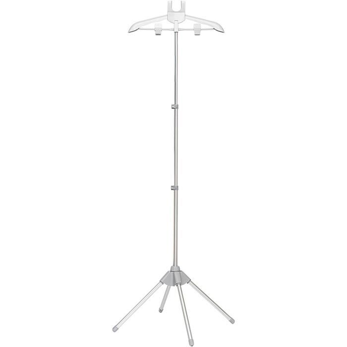 Support Télescopique Pour Défroisseur Vapeur - Hauteur Réglable 85-160 Cm, Pliable, Léger, Base Antidérapante - 9