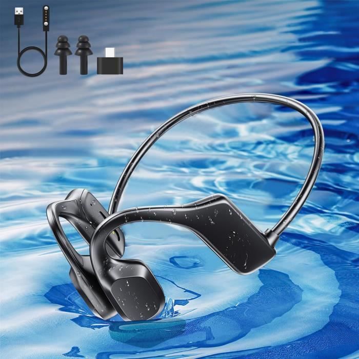 Écouteurs Natation SANOTO X2 - Conduction Osseuse Bluetooth 5.2, MP3 8G