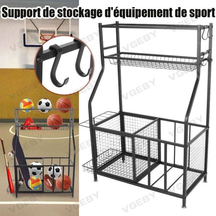 Fafeicy support de stockage de balle Organisateur de matériel de sport de  support de stockage d'équipement de sport - Cdiscount Maison