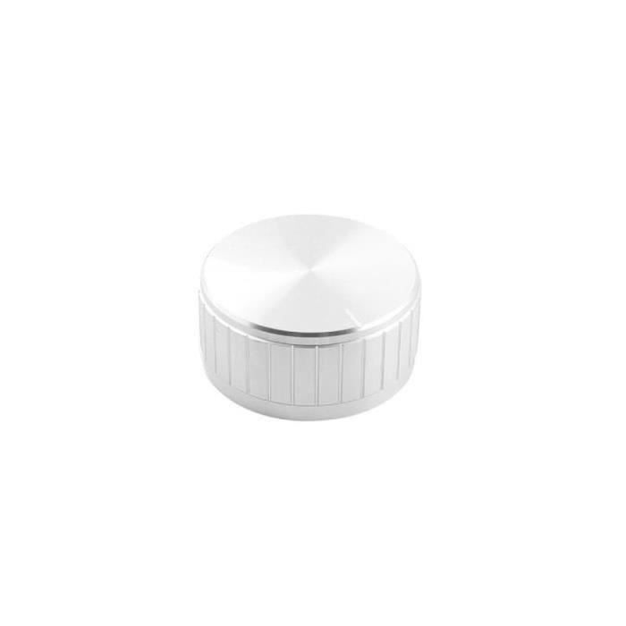 10 Boutons Potentiomètre 6 Mm Pour Guitare/pédale/ampli – Plastique Gris, Diamètre 15 Mm, Hauteur 17 Mm