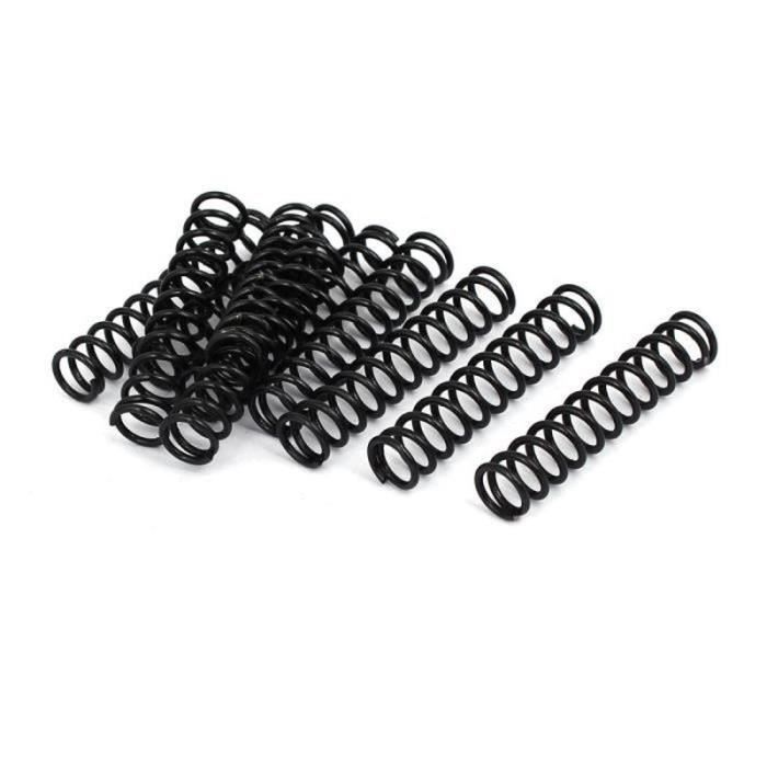 Ressorts De Compression En Acier - 10 Pièces - Fil 0.6mm, Diamètre 3mm, Longueur Libre 15mm - Idéal Bricolage, Auto, Industrie