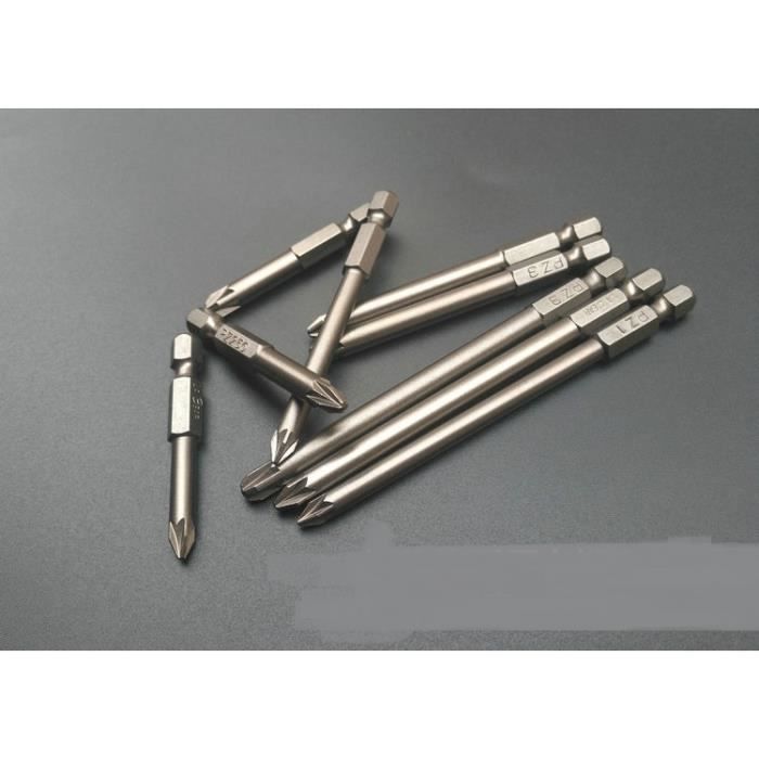 Embout Tournevis Magnétique 12 Points M12 50 Mm - Pour Perceuse, Acier Allié, Neuf, Origine Chine