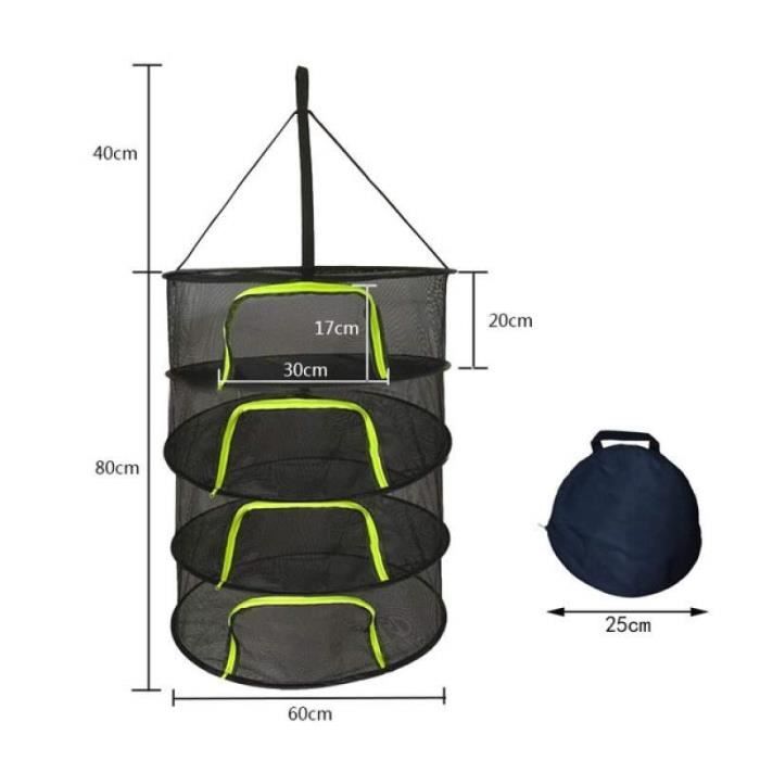 Lzndeal Suspendue Filet De Séchage 4 Couche Maille Suspendue Filet De