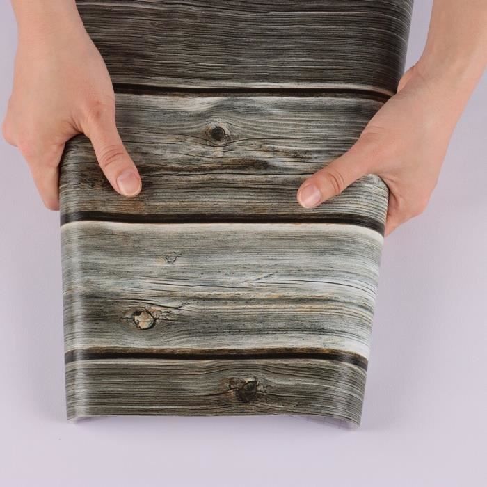 Papier peint,Wooden HX-40cm x 1m--Papier peint auto adhésif en bois