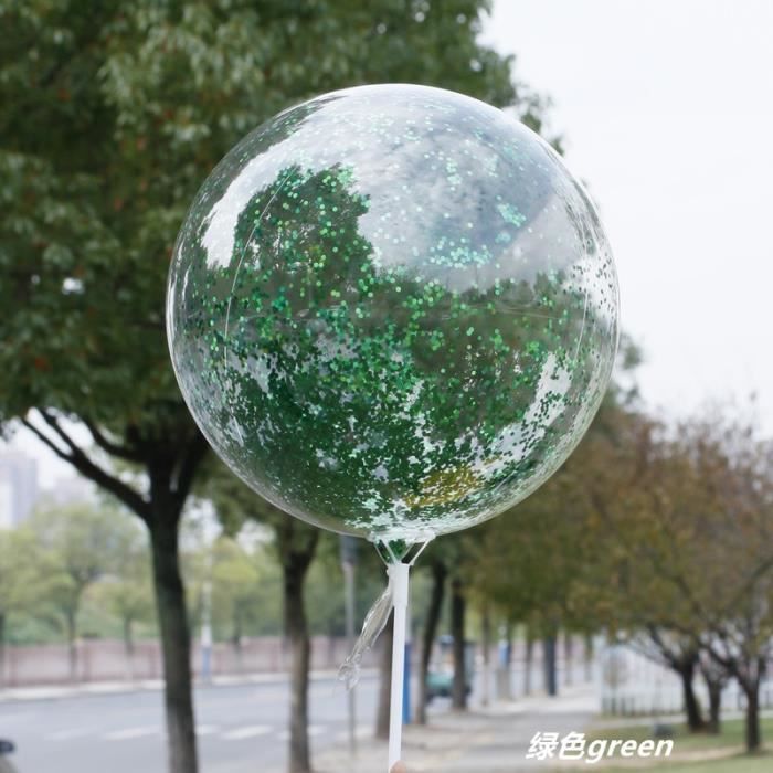 Ballon de baudruche géant : 1 ballon vert foncé - Déco