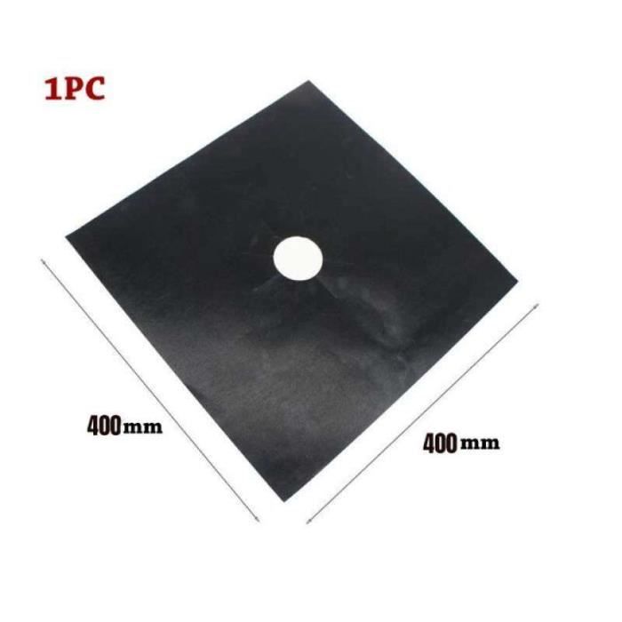 Protecteurs De Cuisinière à Gaz Réutilisables – Lot De 6, Téflon Anti-adhésif, 27x27 Cm, Découpables – Faciles à Nettoyer, Résistants à 260°C - 3