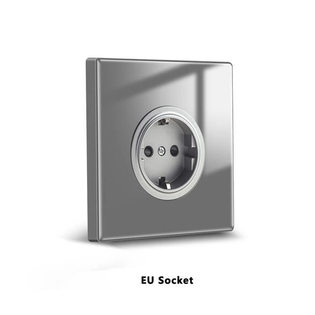 Prise Murale Double Surface Montage Intérieure 250V 16A Blanc - Ensemble Prises Électriques Murales Solides Et Élégantes